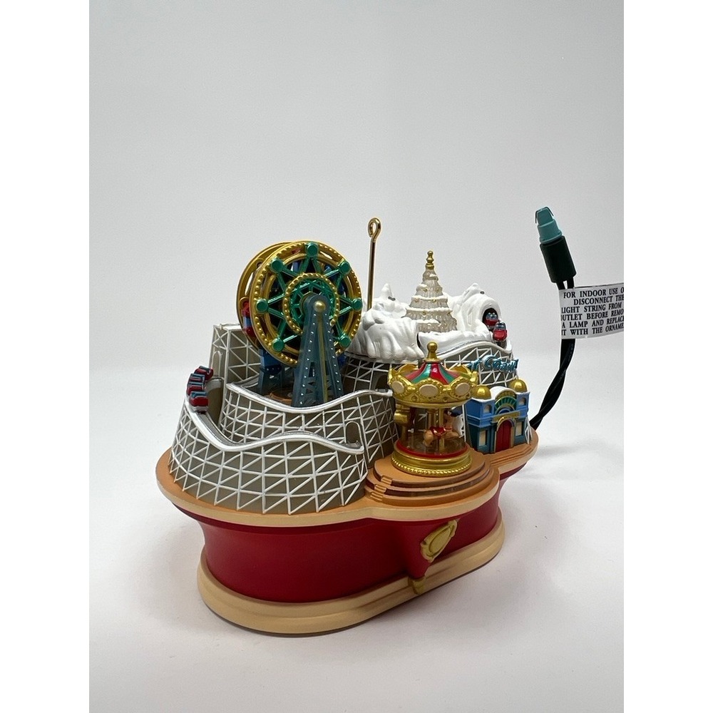 Hallmark Polar Coaster Ornament 2003 Red Magic Light Motion Sound QLX7459 - Picture 5 of 11